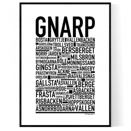 Gnarp Poster