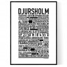 Djursholm Poster