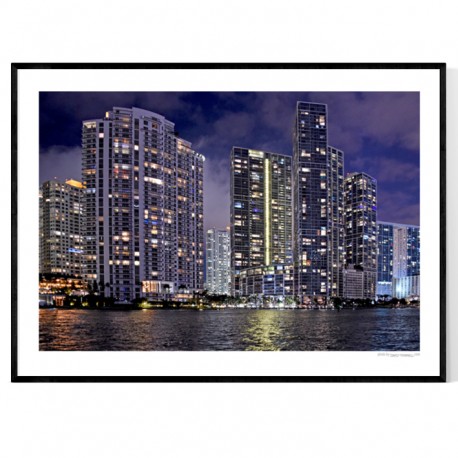 Miami By Night Poster