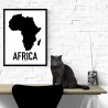 Afrika Karta Poster