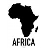 Afrika Karta Poster