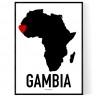 Gambia Heart Poster