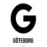 Göteborg Letter Poster