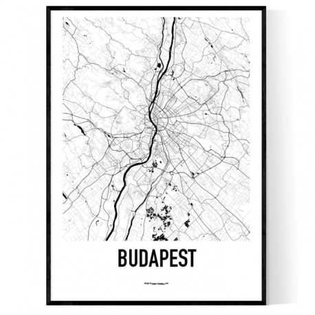 Budapest Metro Karta Poster