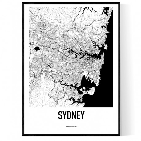 Sydney Metro Karta Poster