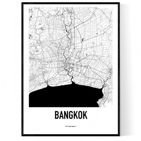 Bangkok Metro Karta Poster
