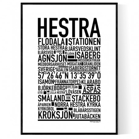 Hestra Poster