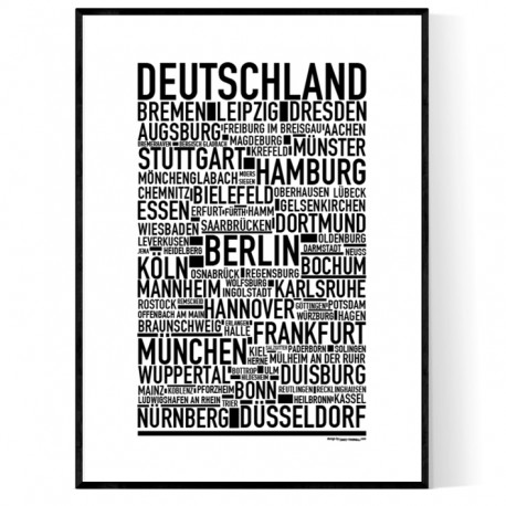 Tyskland Poster