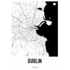 Dublin Metro Karta Poster