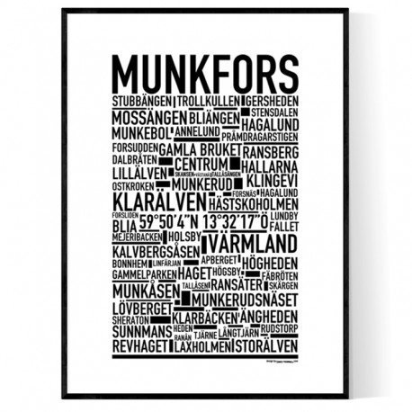 Munkfors Poster