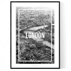 London Frame Poster