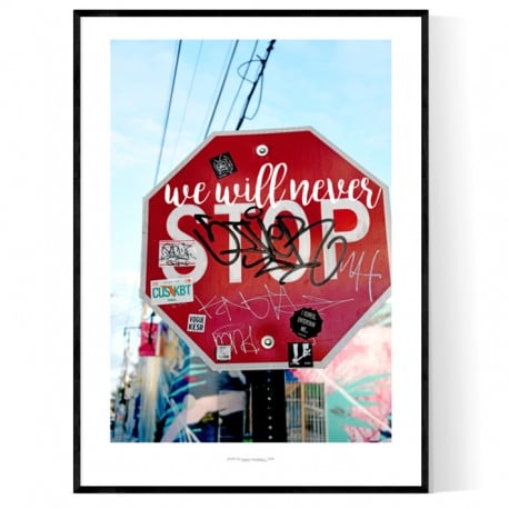 We Will Never Stop Poster