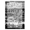 Göteborg Photo Text Poster