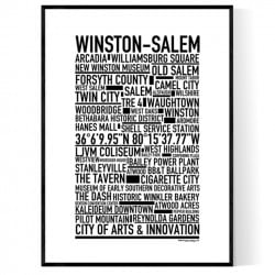 Winston-Salem Poster