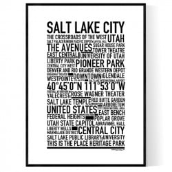 Salt Lake City Poster
