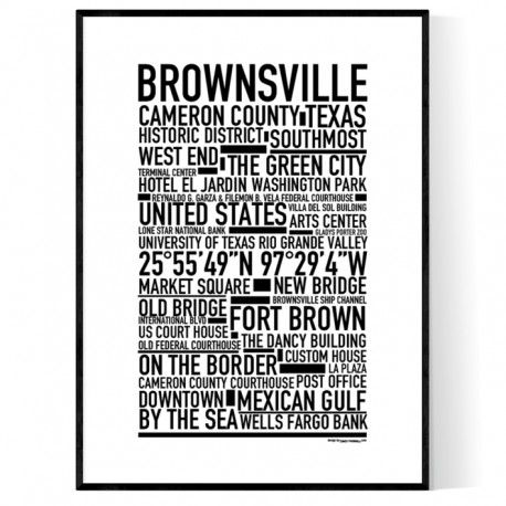 Brownsville TX Poster