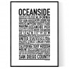 Oceanside CA Poster