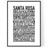 Santa Rosa Poster