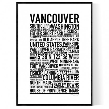 Vancouver WA Poster