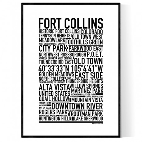 Fort Collins Poster