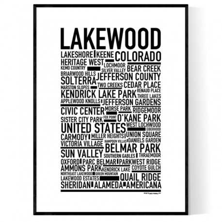 Lakewood CO Poster