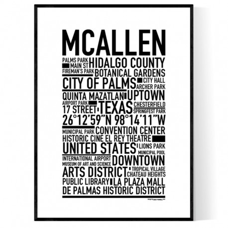 McAllen Poster