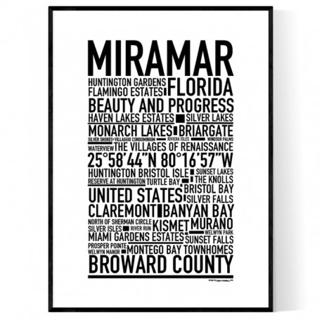 Miramar FL Poster