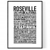 Roseville CA Poster