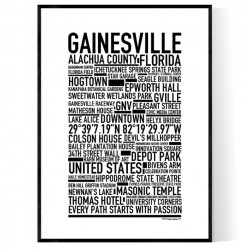 Gainesville FL Poster