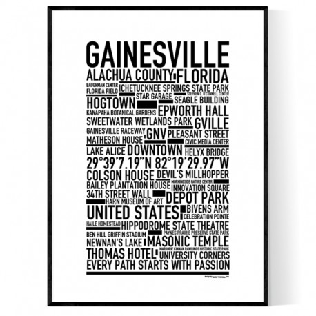 Gainesville FL Poster