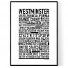 Westminster CA Poster