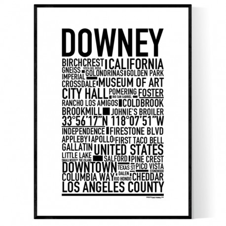 Downey Poster