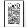 Downey Poster