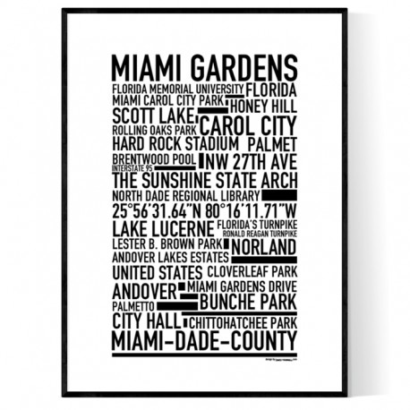 Miami Gardens Poster