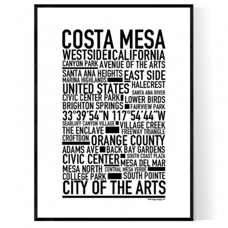 Costa Mesa Poster