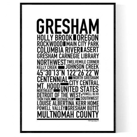 Gresham Poster