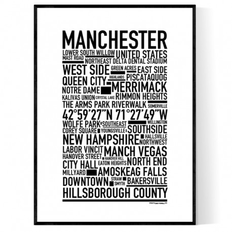 Manchester NH Poster