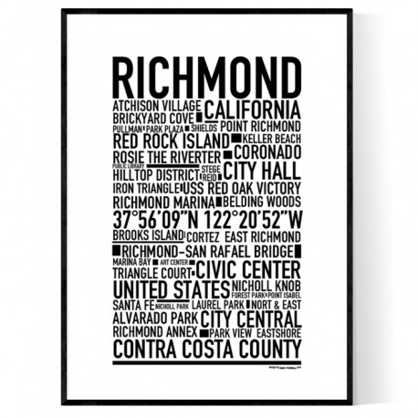 Richmond CA Poster
