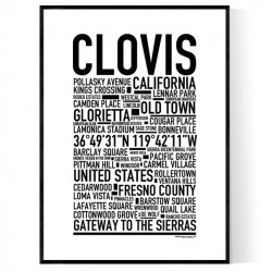 Clovis CA Poster