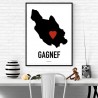 Gagnef Heart Poster