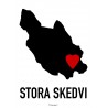 Stora Skedvi Heart Poster