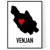 Venjan Heart Poster