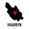 Vikarbyn Heart Poster