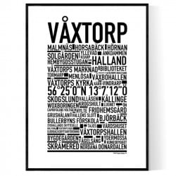 Våxtorp Poster