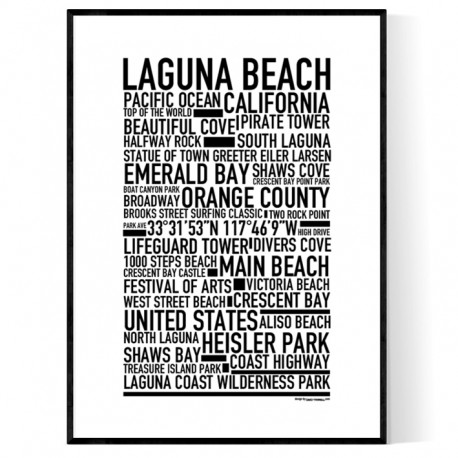 Laguna Beach CA Poster