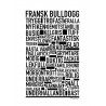 Fransk Bulldogg Poster