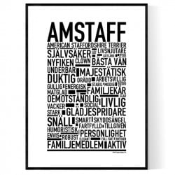 Amstaff Poster
