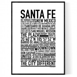 Santa Fe Poster