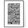 Japansk Spets Poster