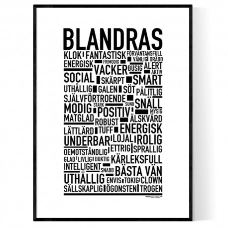Blandras Poster